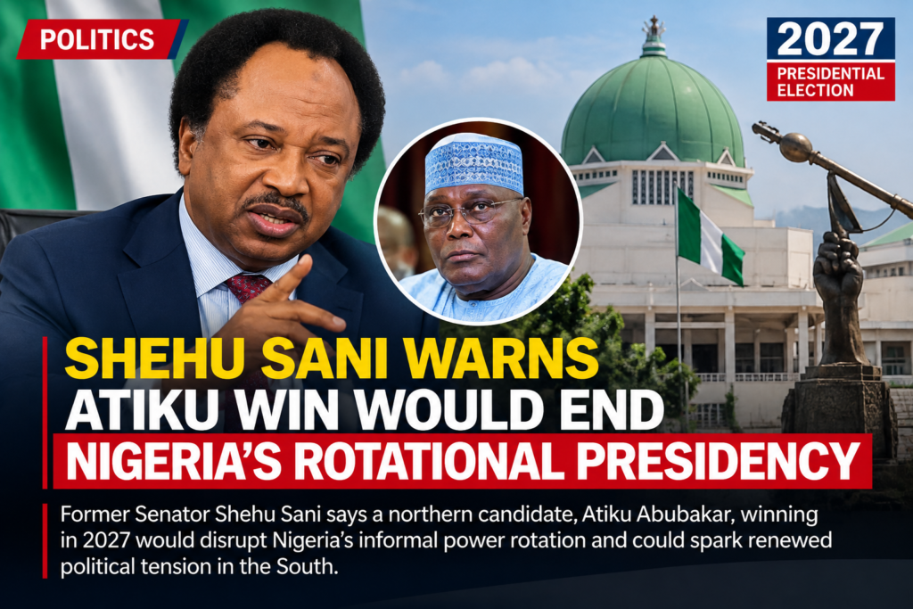 Shehu Sani and Atiku Abubakar in Nigeria's 2027 political debate