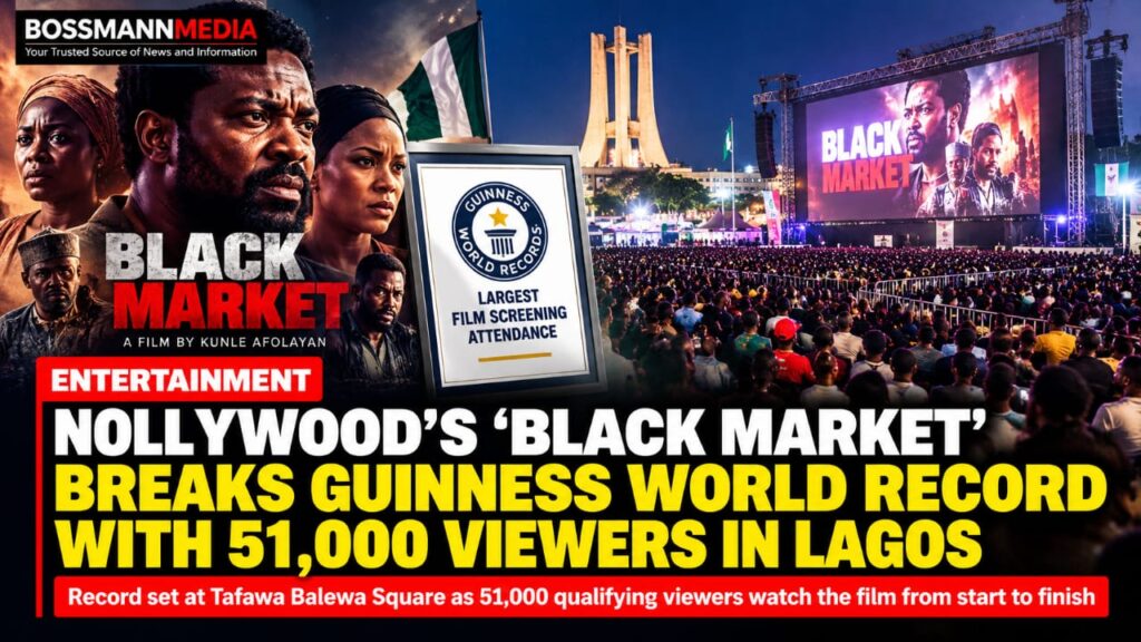 Nollywood Black Market Guinness World Record 51,000 viewers Lagos