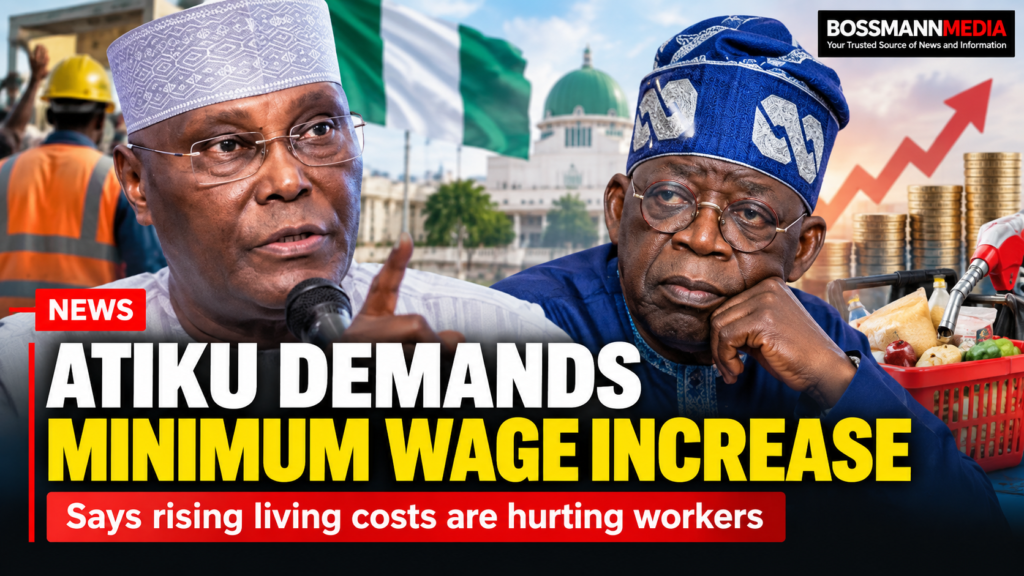 Atiku Abubakar calls for minimum wage increase