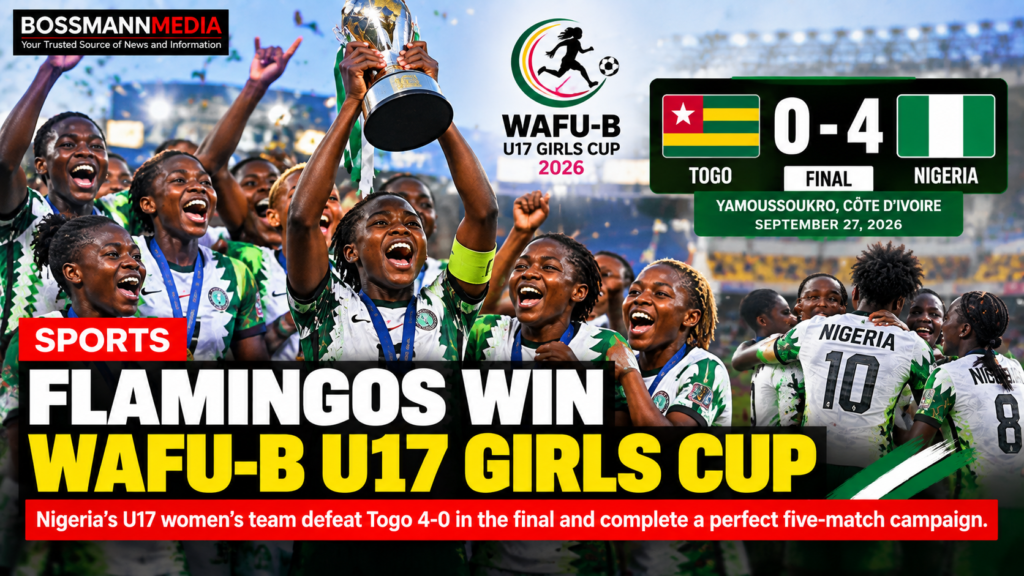 Nigeria Flamingos win WAFU-B U17 Girls Cup